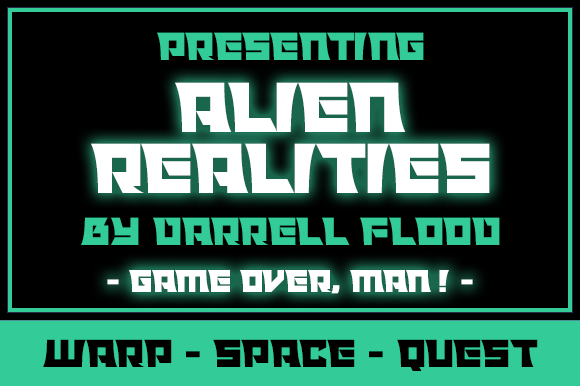 Alien Realities: A Bold Font for Modern Creativity and Communication