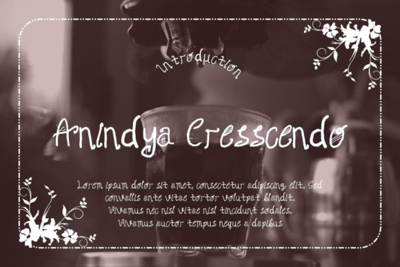 Anindya Cresscendo Font