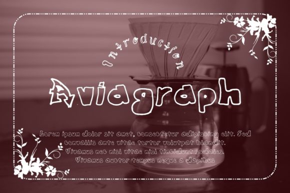 Aviagraph: A Font That Brings Creativity to Life