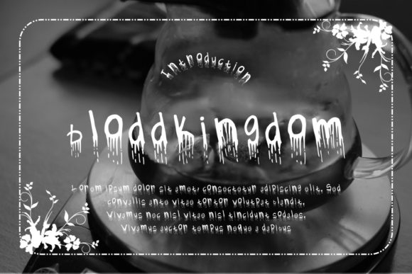 Bloddkingdom: A Unique Display Font for Creative Projects
