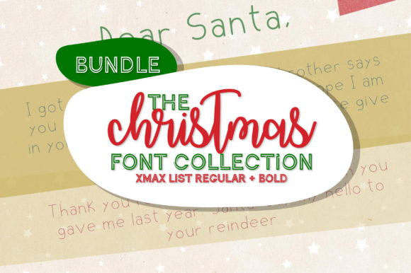 Christmas List: A Whimsical Font for Festive Creativity