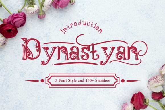 Dynastyan: A Unique and Beautiful Display Font for Retro Design