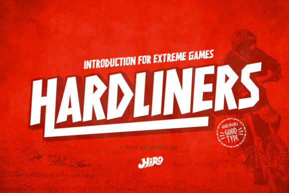 Hardliners: A Bold Display Font for Strategic Communication and Creative Expression