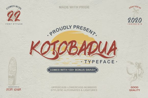 Kotobadua: A Bold Display Font for Creative Expression