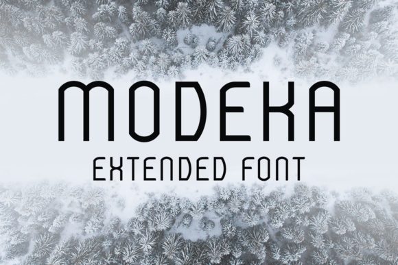 Modeka Extended: A Unique Display Font for Modern Design and Branding