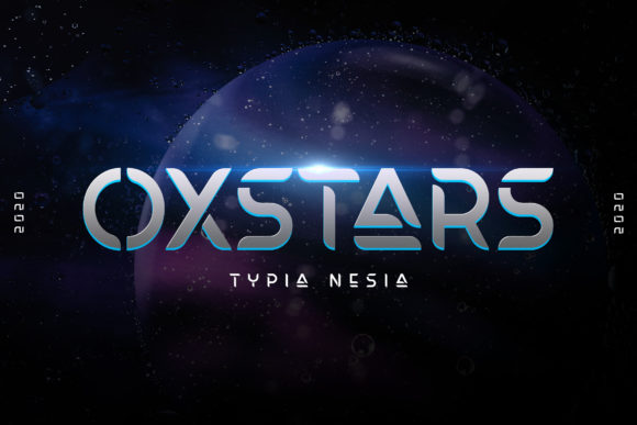 Oxstars Font Celebrates Abstract Shapes