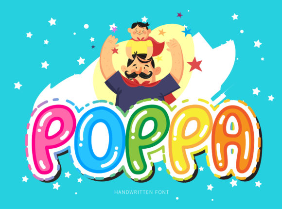 Poppa: A Vibrant Display Font for Creative Projects
