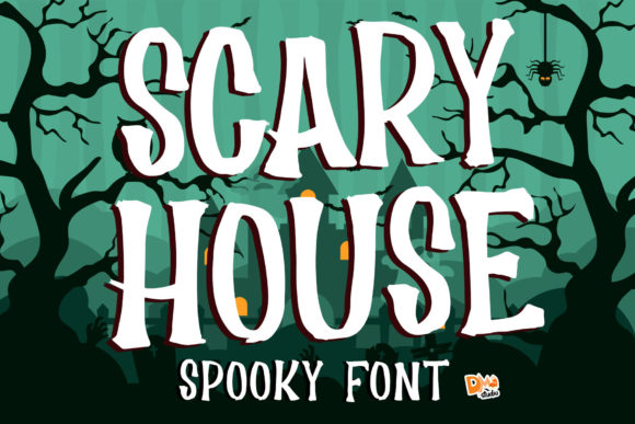 Scary House Font for Creative Projects