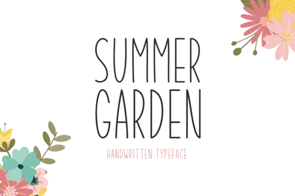 Summer Garden: A Versatile Display Font for Modern Design Workflows